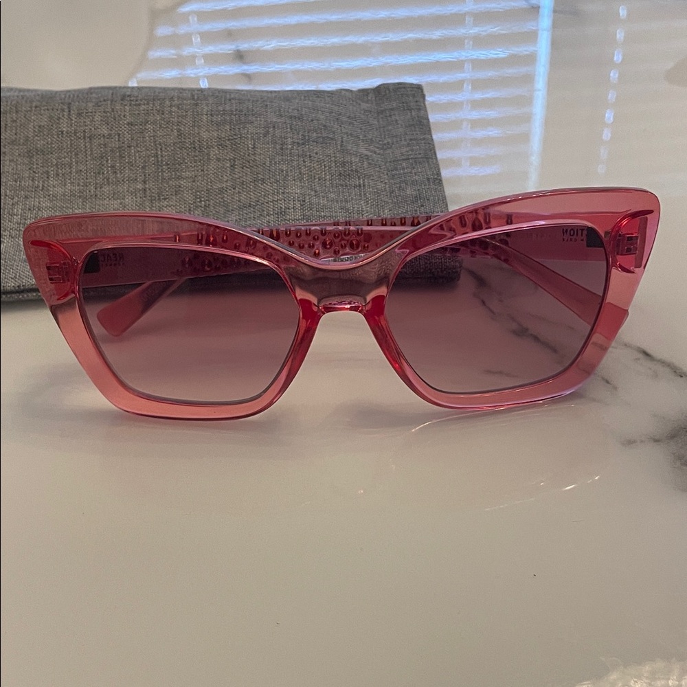 Kenneth Cole reaction Pink Cat-Eye Sunglasses